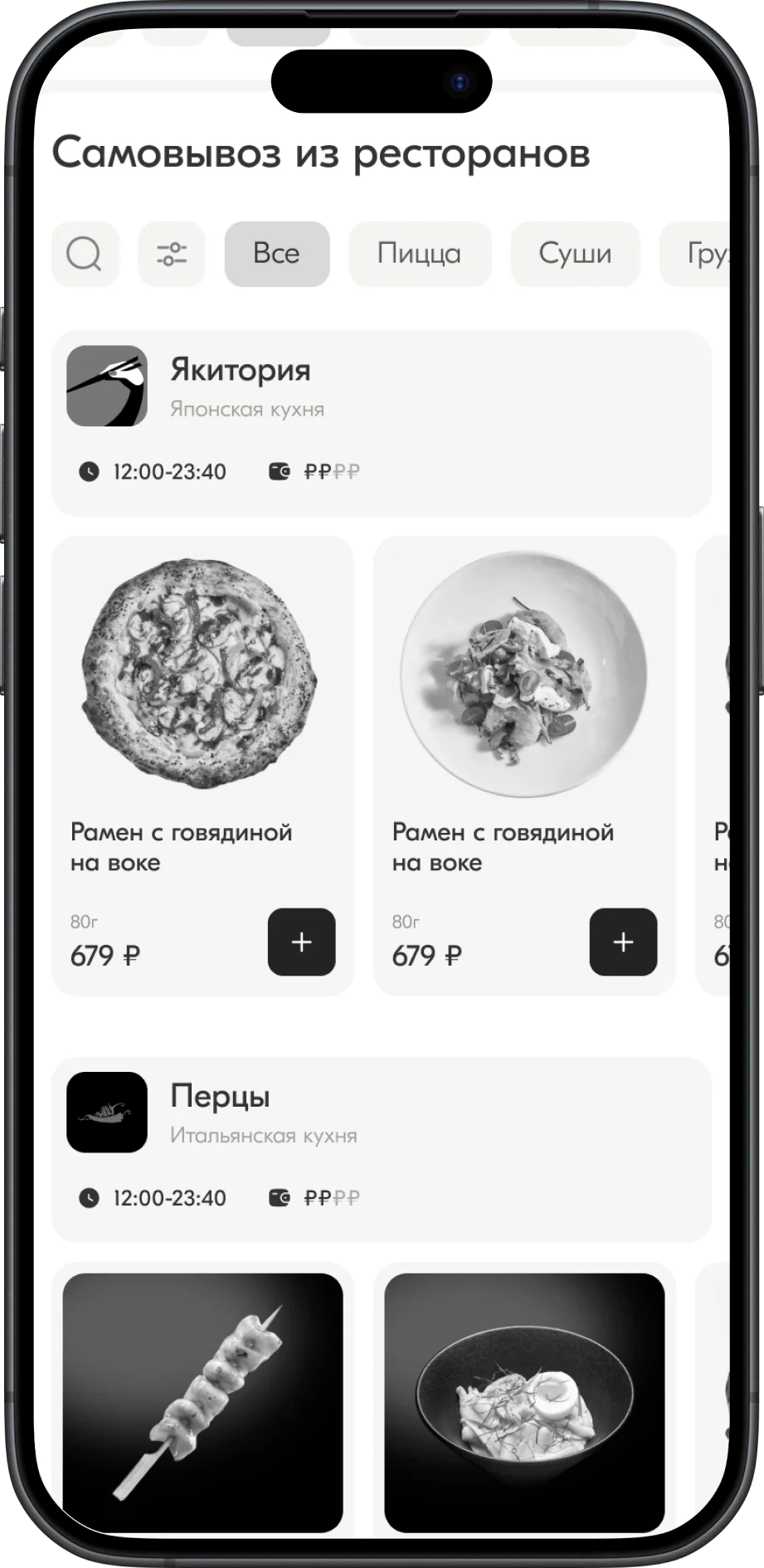Вариант Б: приоритет — еда